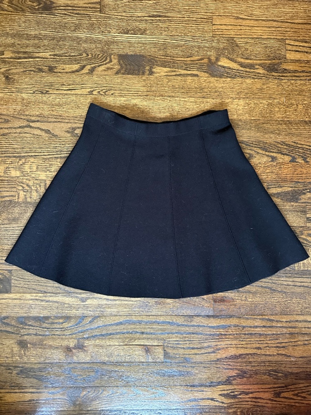 Zara black mini skirt, size L